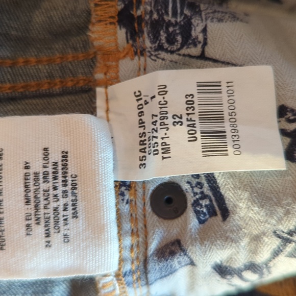 Pilcro and the Letterpress Jeans Anthropologie size 32, Serif fit - Picture 4 of 10
